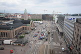 Quang cảnh trung tâm Helsinki với Ga xe lửa