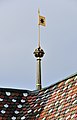 Wetterfahne auf dem Basler Rathaus von 1507