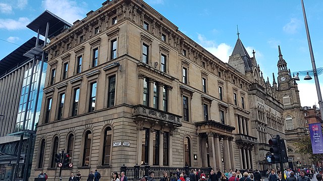 The original Western Club building in Buchanan Street, Glasgow