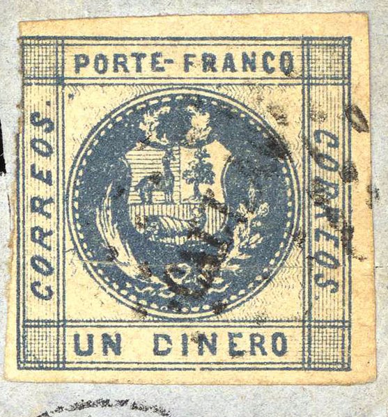 File:1859 1d fragm Peru Callao in dots Yv4 Mi6.jpg