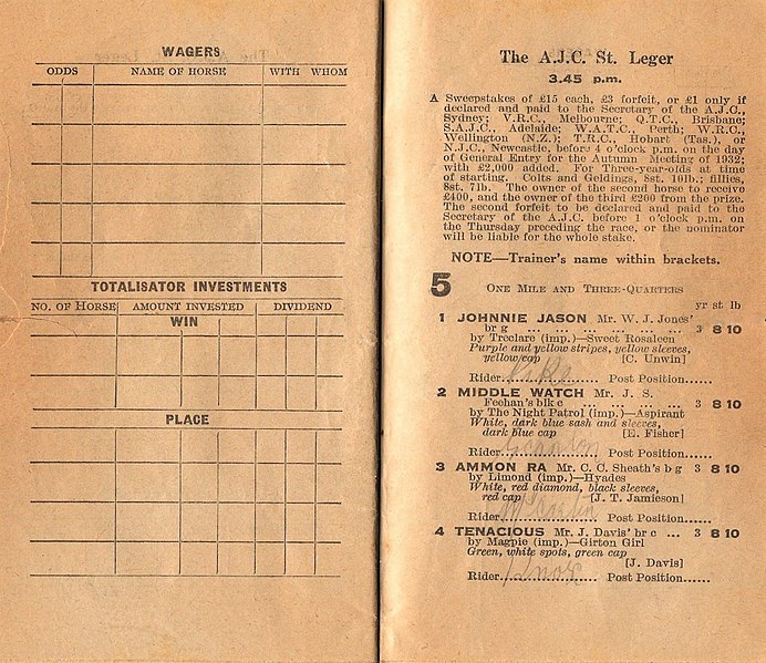 File:1932 AJC St Leger Racebook P1.jpg