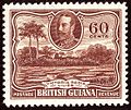 60 cents issue 1934, red-brown, landmarks with George V. SG297.