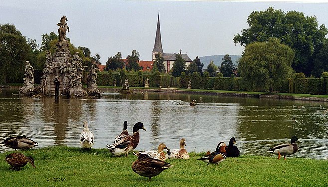 Veitshöchheim garden in 2000