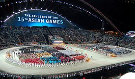 2006 Asian Games athletes during opening ceremony.jpg
