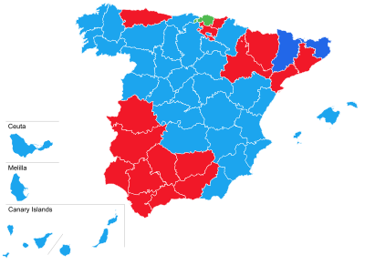 2009 European election in Spain - Simple.svg