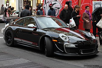 2011 Black Porsche 997 GT3 RS 4.0 in SoHo NYC.jpg