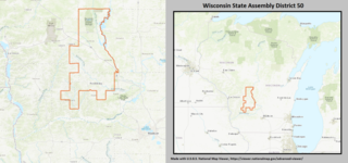 <span class="mw-page-title-main">Wisconsin's 50th Assembly district</span> American legislative district in southern Wisconsin