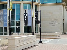 Abraham Lincoln Presidential Library and Museum at Springfield, Illinois 2013-08-04 AbrahamLincoln PresidentialLibrary and Museum.JPG