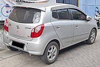 2014 Toyota Agya 1.0 G (rear)