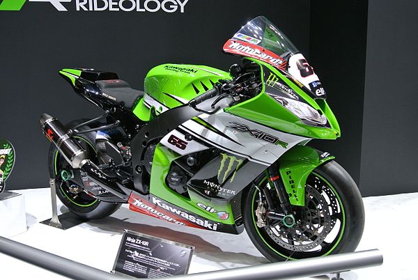 Rea's championship-winning ZX-10R on display in Tokyo