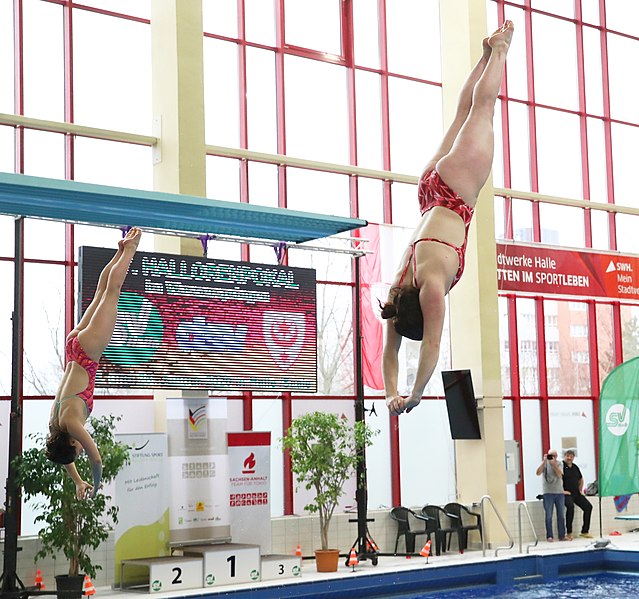 File:2020-01-25 47. Hallorenpokal Training Synchronized diving Women (Martin Rulsch) 15.jpg