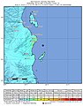 2020-08-12 Kilindoni, Tanzania M6 earthquake shakemap (USGS).jpg