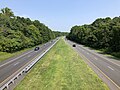 File:2021-08-09 11 58 11 View north along New Jersey State Route 55 (Cape May Expressway) from the overpass for Gloucester County Route 624 (Pitman-Barnsboro Road) in Mantua Township, Gloucester County, New Jersey.jpg