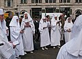 The Druid Order's spring equinox ritual on Tower Hill, 2024.