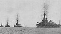 Image 49Royal Navy Orion-class super-dreadnoughts in line c. 1914 (from Dreadnought)