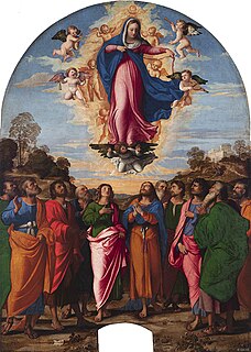 <i>Assumption of the Virgin</i> (Palma Vecchio) 1513 painting by Palma Vecchio