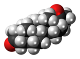 5alpha-Dihydroprogesterone 3D spacefill.png