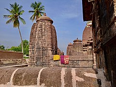 Le Temple de Srimukhalingesvara à Mukhalingam. De style typiquement kalingais, daté autour de 700 apr. J.-C.