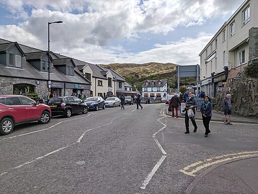 A830 in Mallaig city center