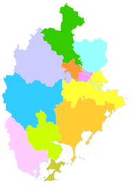   龙海区 在漳州市的位置