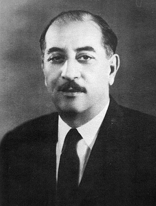 Ahmed Hassan al-Bakr, as seen in 1974, led the Ba'athist coups of 1963 and 1968.