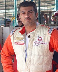 Ajith Kumar at Irungattukottai Race Track.jpg