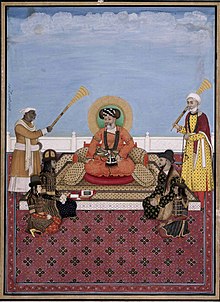 Akbar Shah II and his four sons. Akbar Shah II and his four sons.jpg