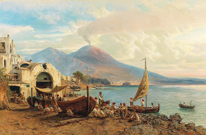 File:Albert Arnz Fischer in der Bucht von Neapel 1869.jpg