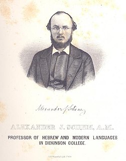 Alexander Jacob Schem German-American writer, editor and educator (1826-1881)