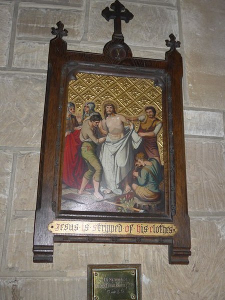 File:All Saints, Roffey, Stations of the Cross (X) - geograph.org.uk - 3809705.jpg