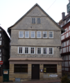 English: Half-timber building in Alsfeld Amthof 15 / Hesse / Germany This is a picture of the Hessian Kulturdenkmal (cultural monument) with the ID 13034 (Wikidata)