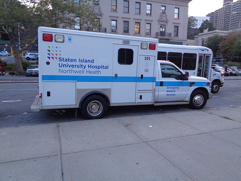 File:Ambulance at Richmond County Bank Ballpark, Staten Island, New York - 08-27-17.jpg