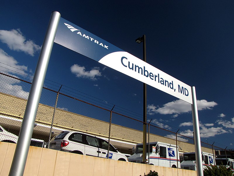 File:Amtrak signage at Cumberland station (9761277592).jpg