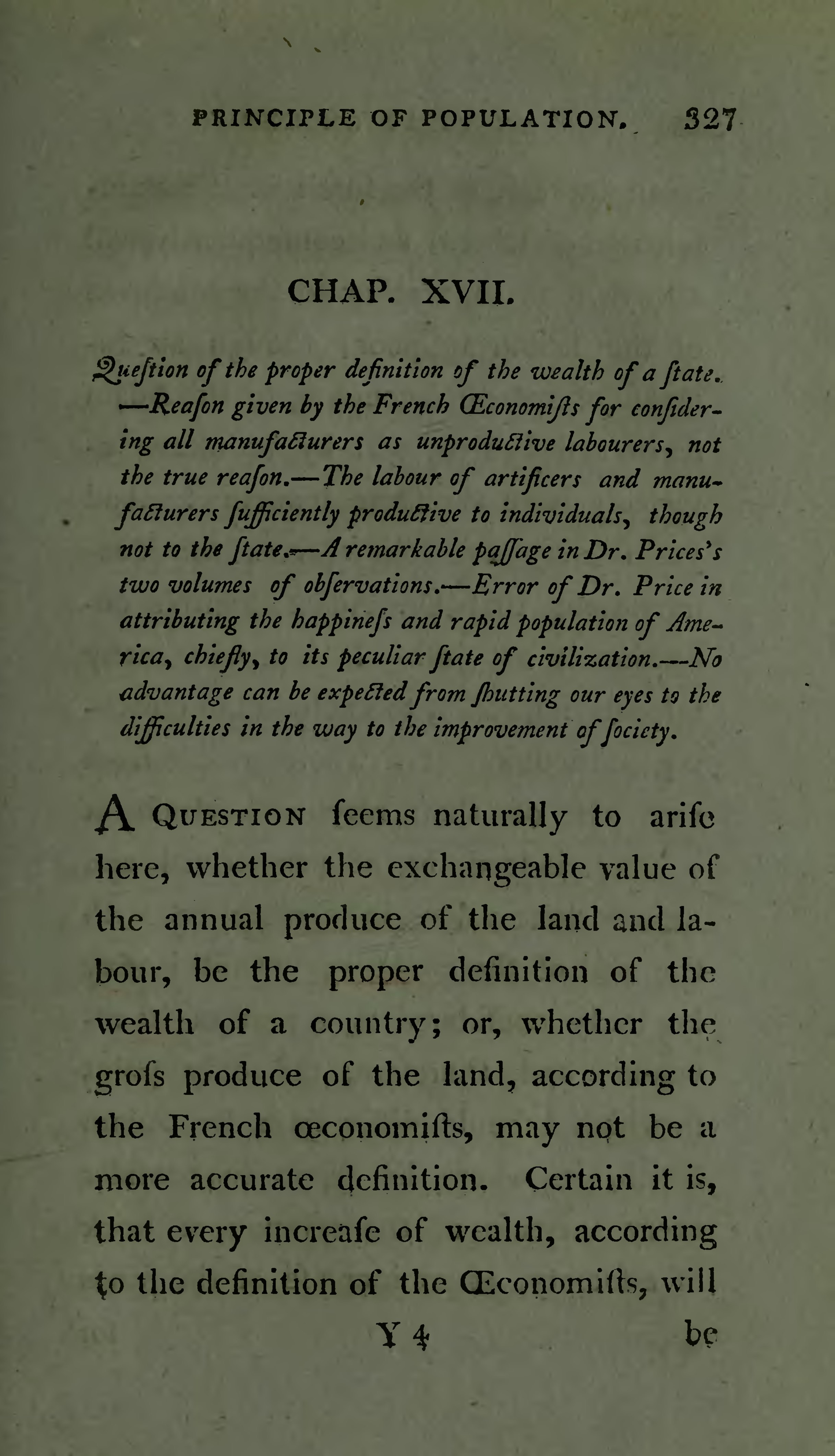 Malthus Essay on the Principle of Population - eolss