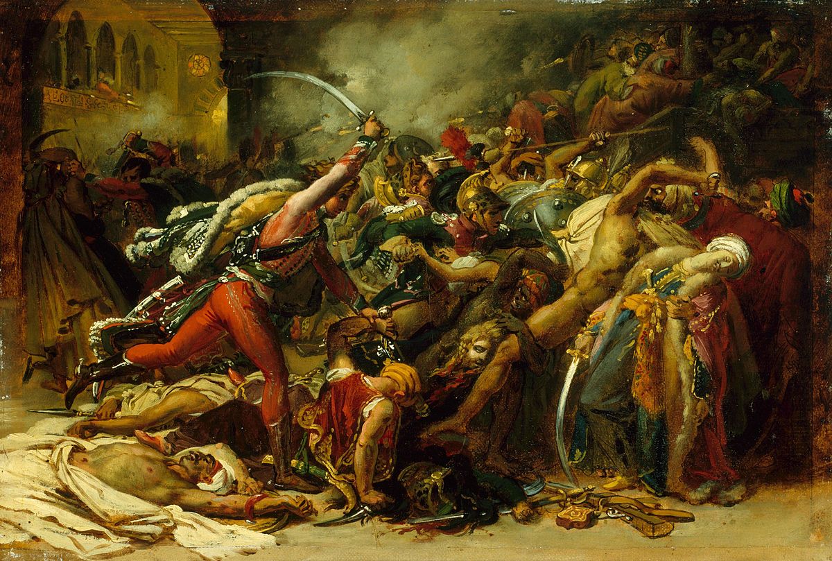 orientalism Anne-Louis Girodet, Revolt of Cairo, 1810, The Art Institute of Chicago