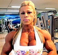 Brazilian bodybuilder Anne Freitas