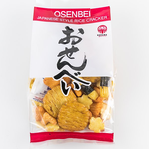 File:Arare rice crackers - Osenbei package-0412.jpg