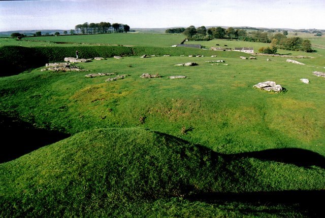 The henge monument at Arbor Low