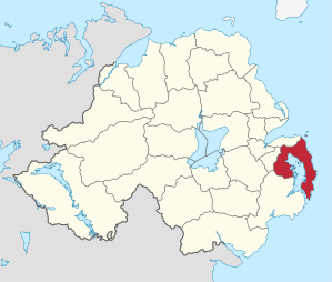 Locatie in Noord-Ierland