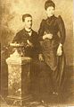 Aristides Cecilio de Assis Coimbra e a sua senhora, Elvira Augusta, filha dos Viscondes de Caldas..jpg