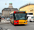 Arriva bus 1537 van het type Scania OmniLink te Kopenhagen.
