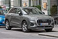 * Nomination: Audi e-tron (GE) --Johannes Maximilian 09:48, 28 July 2020 (UTC) * Review Please have a look to the perspective. IMO the image is tilted CCW. And please check the categories. There is no category for the location. --XRay 11:55, 28 July 2020 (UTC) Hello Dietmar, the road is inclined, which is why the image appears tilted. I suppose that a location category is not useful for a random shot like this one. Best regards, --Johannes Maximilian 23:24, 28 July 2020 (UTC+2) Hopefully the buildings in the background are not tilted. So the verticals in the background should be vertical. And the location may be useful, because there is a background. IMO a location is not necessary, if there is only the automobile. Additionaly categories belonging to the color and the view may be useful - may be, not must be. --XRay 07:47, 29 July 2020 (UTC)
