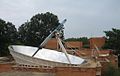 Image 44Parabolic dish produces steam for cooking, in Auroville, India. (from Solar energy)
