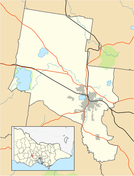 File:Australia Victoria Ballarat City location map.svg