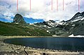 Bödensee mit Rote Lenke, Finsterkarspitze, Kesselpater & Hainzenspitze