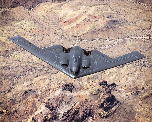 The Northrop B-2 Spirit stealth bomber