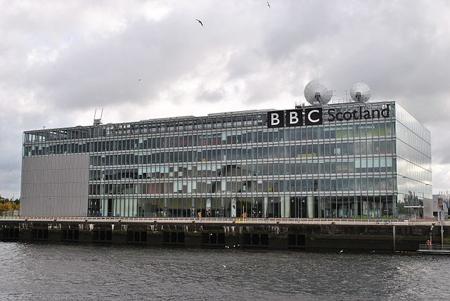 BBC Scotland's current Pacific Quay headquarters in 2012