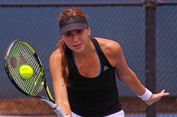 Bencic at the 2015 Sydney International