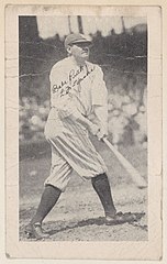 Babe Ruth, L F, Yanks, from Baseball strip cards (W575-2)