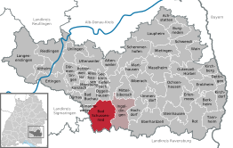 Kaart van Bad Schussenried
